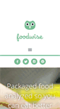 Mobile Screenshot of getfoodwise.com